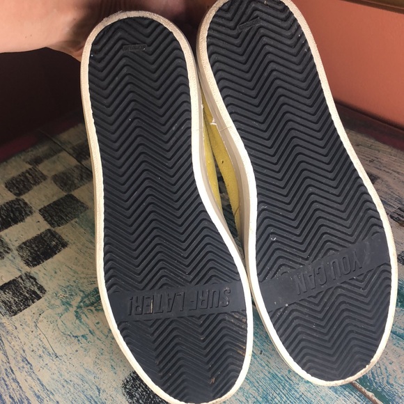 P448 Yellow Suede Sneakers Women’s Sz EU 40/ US 9/9.5 - Picture 9 of 13